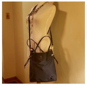 JPK Paris 75 blue handbag.